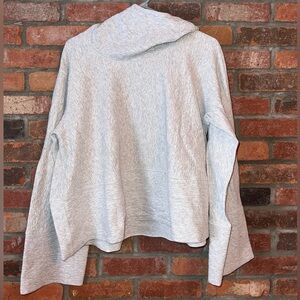 Lululemon Light Gray Textured Hoodie